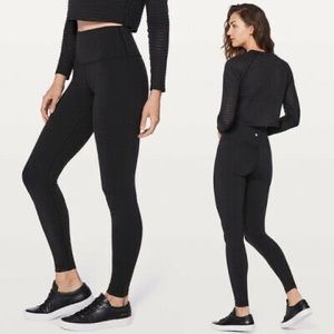 Lululemon Wunder Under High Rise Luon in Black 6